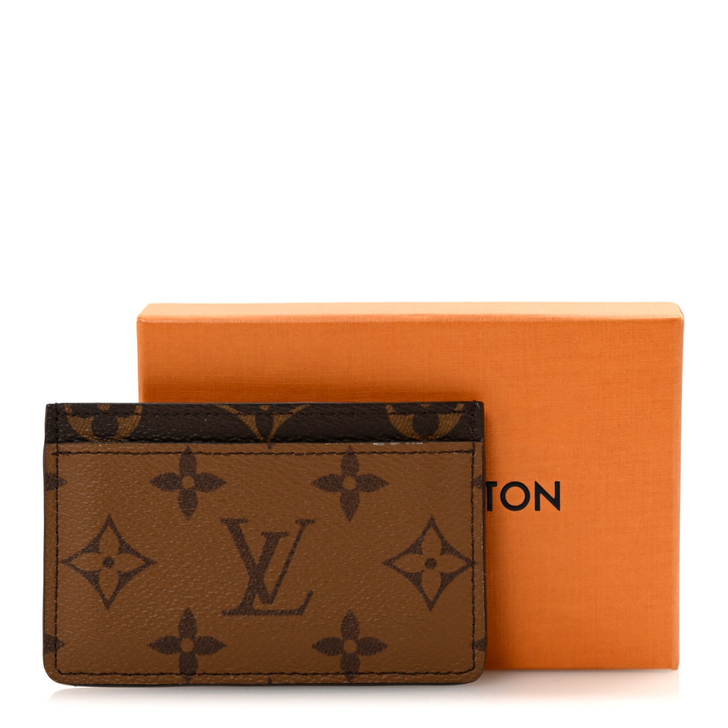 Reverse Monogram Card Holder