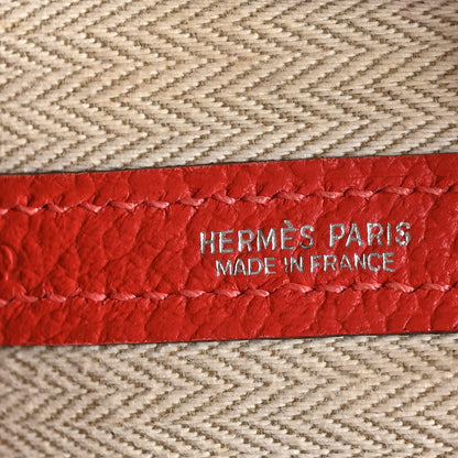 Hermes Vache Country Garden Party 36 MM Rouge Pivoine 6 of 11