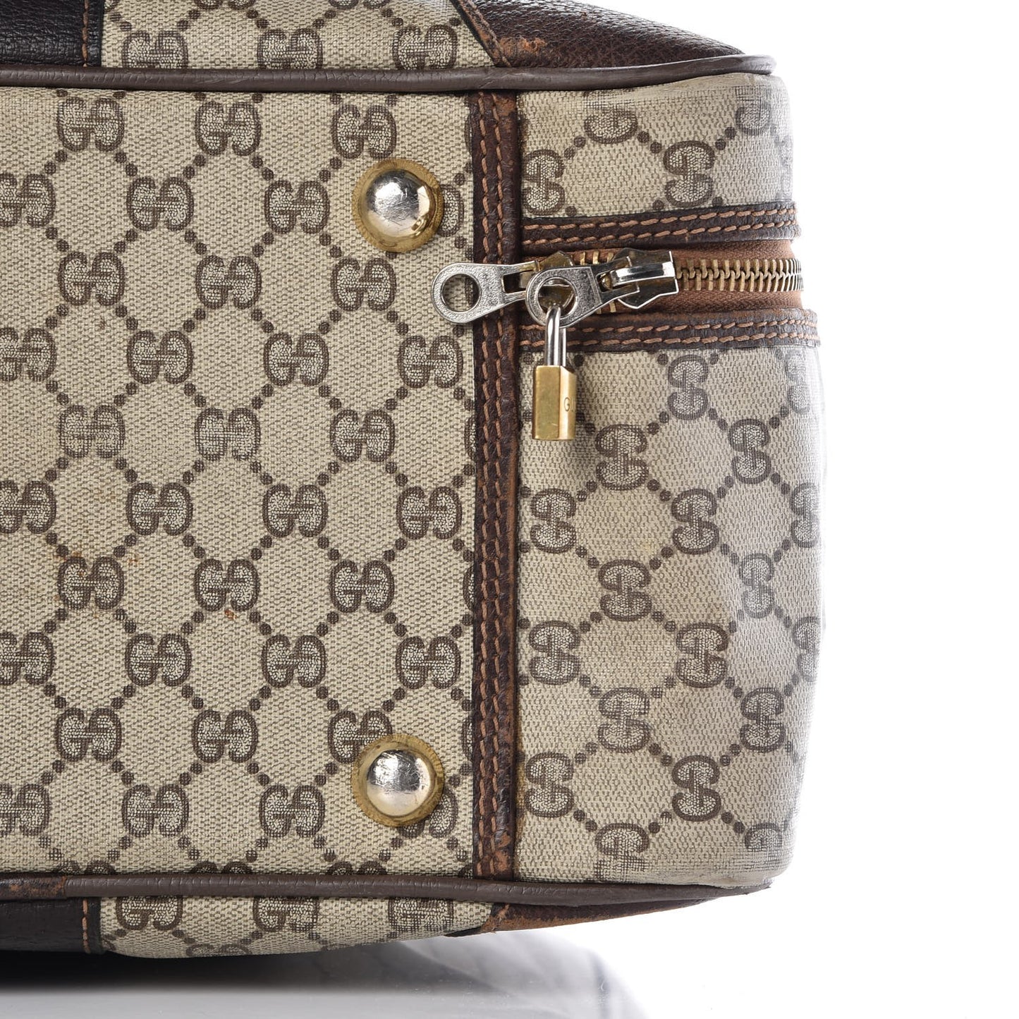 Monogram Joy Suitcase Luggage Brown