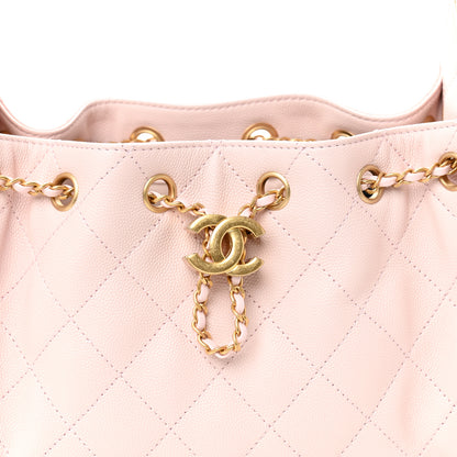 Chanel Caviar Quilted Mini Chanel 25 Handbag Light Pink 14 of 20