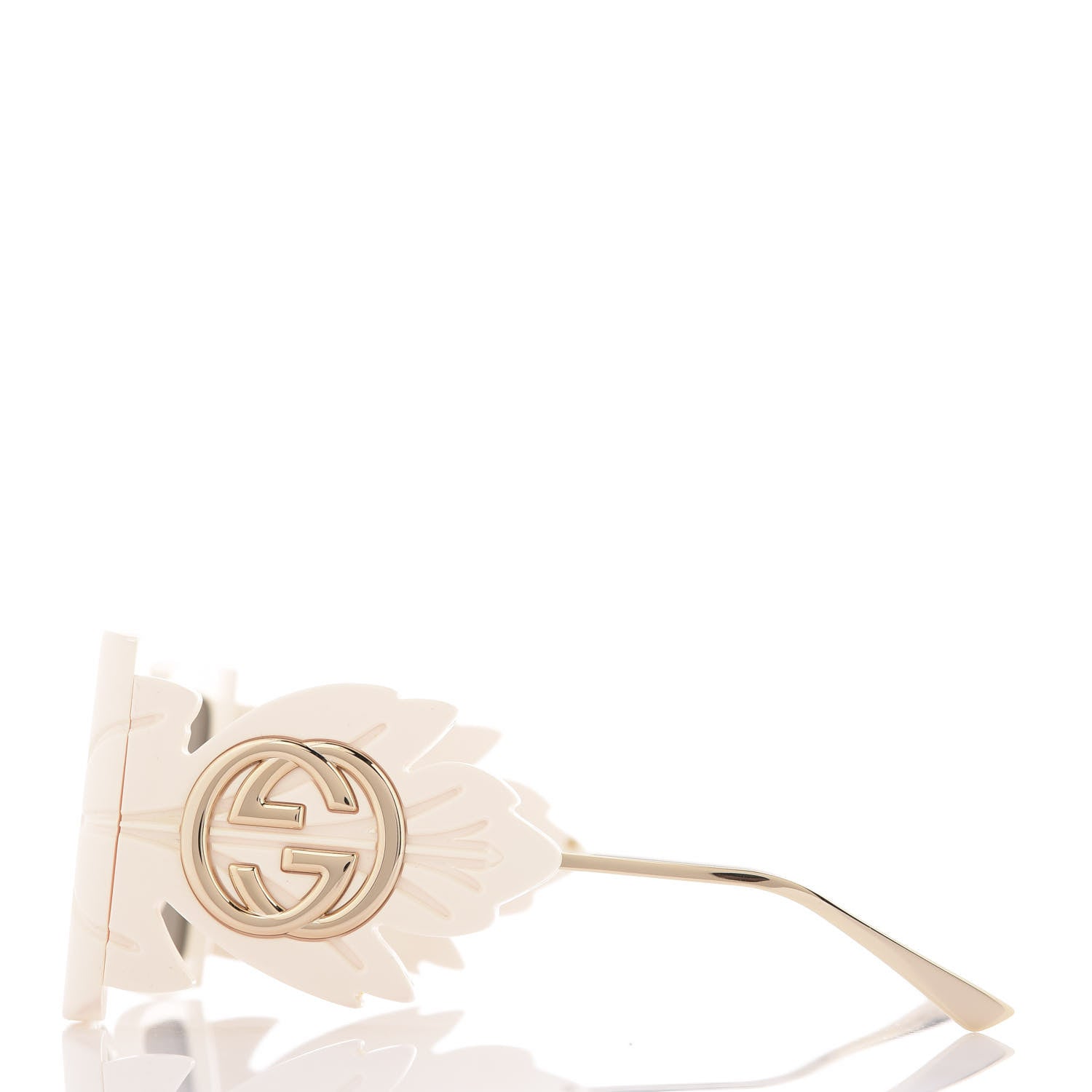 Gucci Acetate Square Frame Wing Sunglasses GG0535S Ivory 3 of 8