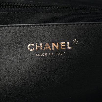 Chanel Shiny Lambskin Quilted Trendy Pockets Hobo Black 6 of 11