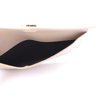 Saint Laurent Grain De Poudre Uptown Pouch Dark Beige 5 of 10