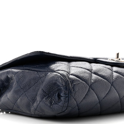 Chanel Caviar Quilted Clutch With Chain Flap Blue 9 of 14