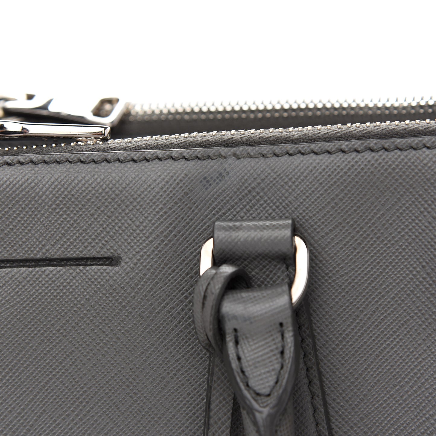 Saffiano Medium Galleria Double Zip Tote Marmo