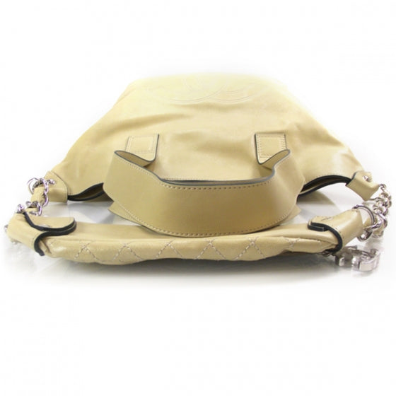 Chanel Lambskin N/S Edgy Tote Beige 5 of 14