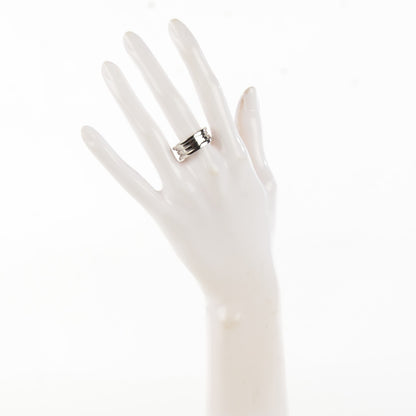 Bulgari 18K White Gold B.Zero1 3 Band Ring 58 8.5 2 of 6