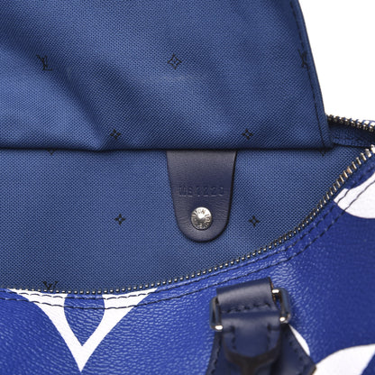 Louis Vuitton Monogram Escale Speedy Bandouliere 30 Blue 7 of 12