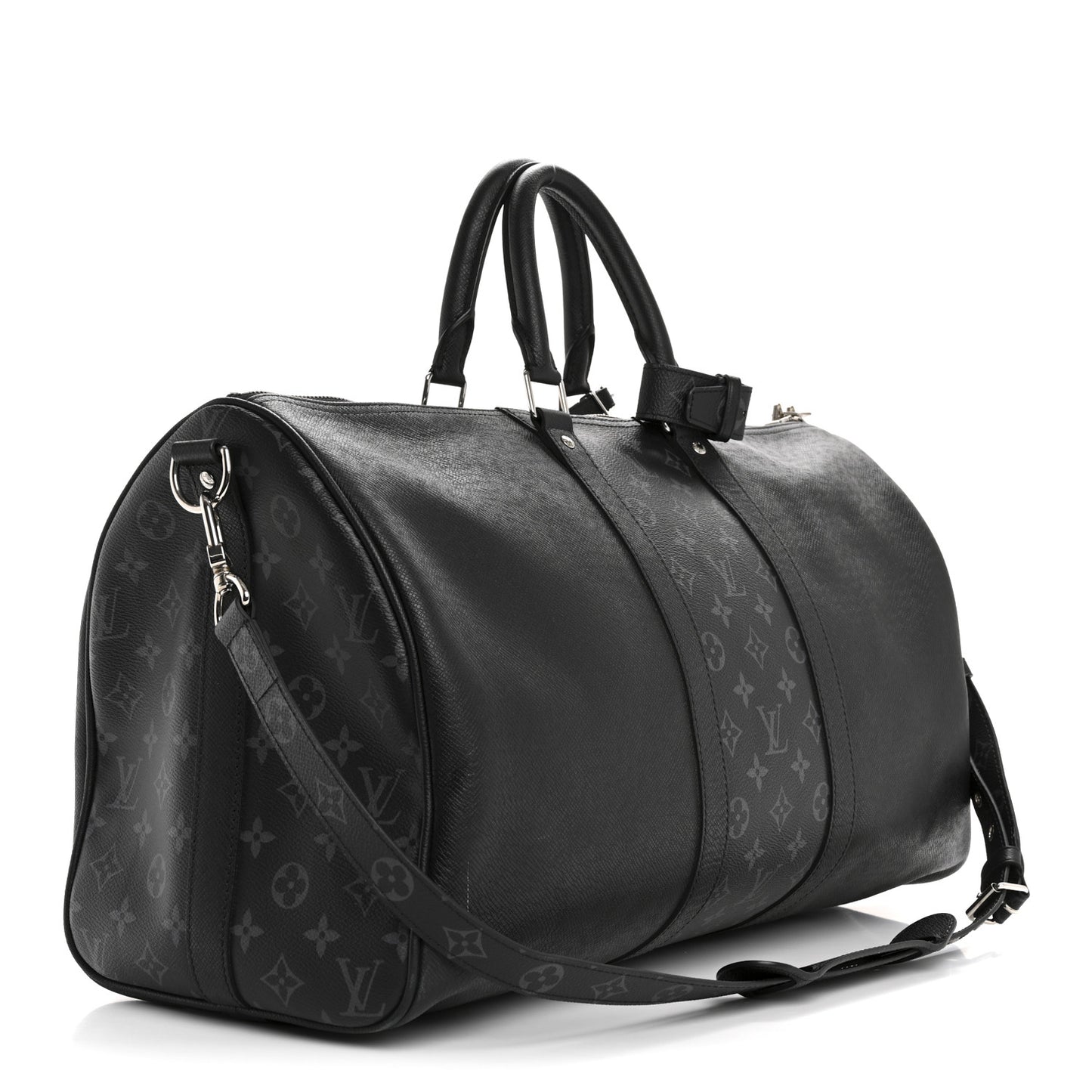 Taiga Monogram Eclipse Keepall Bandouliere 50 Black