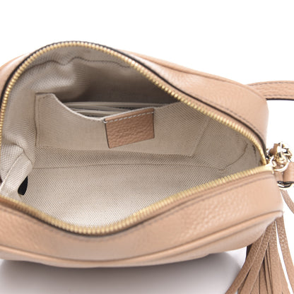 Gucci Pebbled Calfskin Small Soho Disco Bag Rose Beige 4 of 9