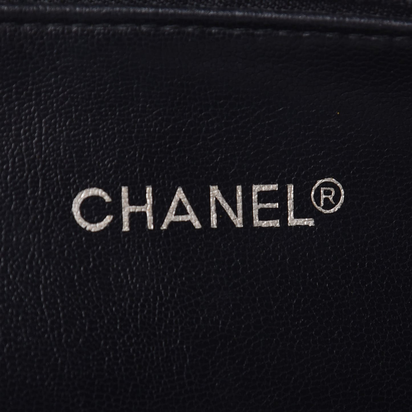 Lambskin Quilted Shopping Tote Black