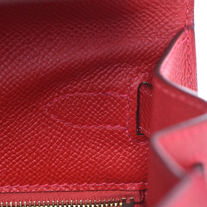 Hermes Epsom Kelly Sellier 28 Rouge Casaque 26 of 36