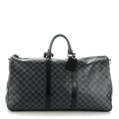 Louis Vuitton Damier Graphite Keepall Bandouliere 55 1 of 7