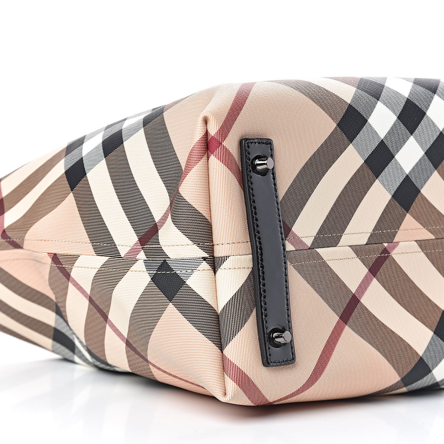 Burberry Nova Check Large Nickie Tote Black 11 of 12