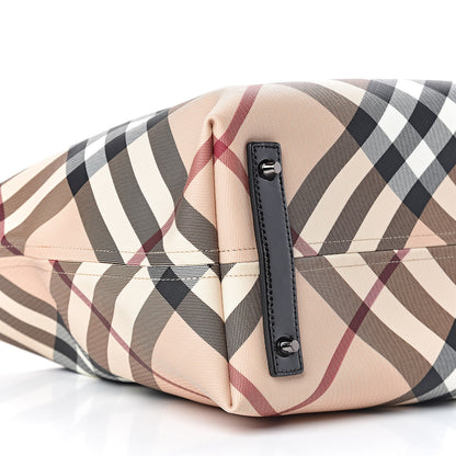 Burberry Nova Check Large Nickie Tote Black 11 of 12