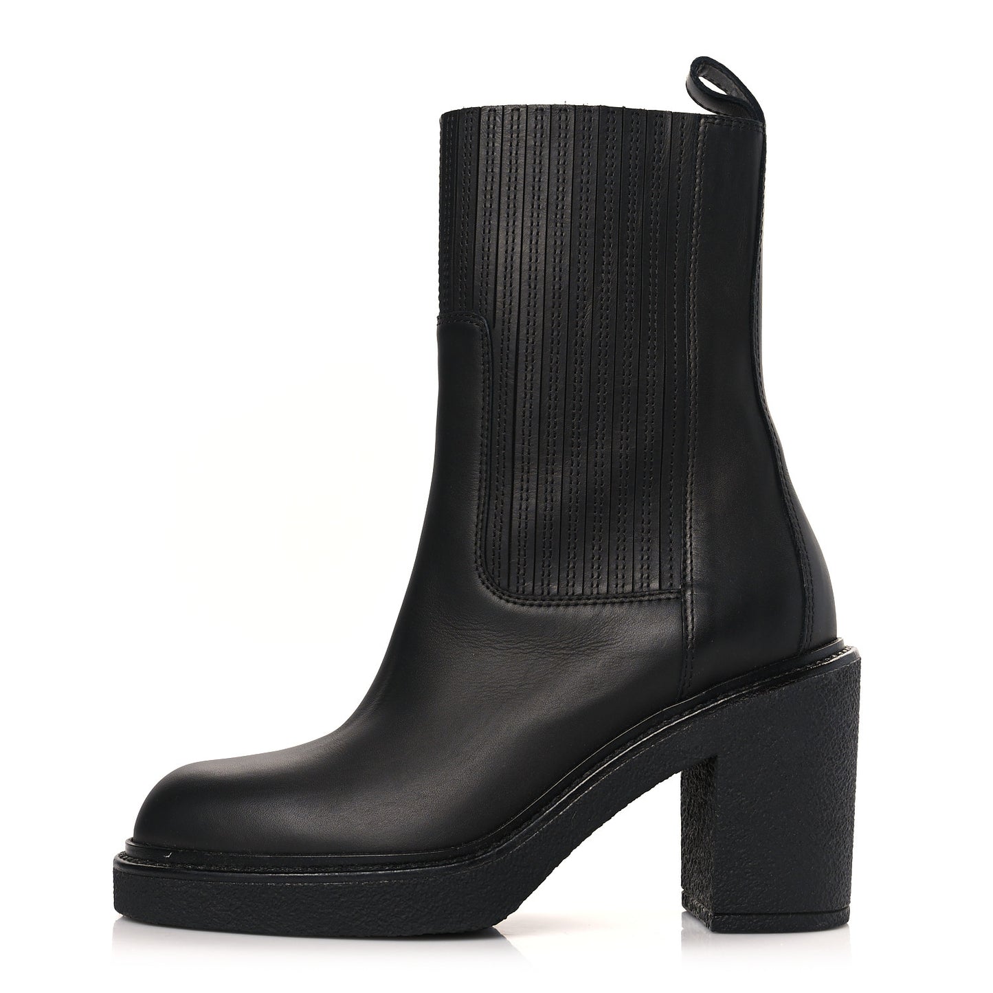 Calfskin Donia 70 Ankle Boots 36 Black