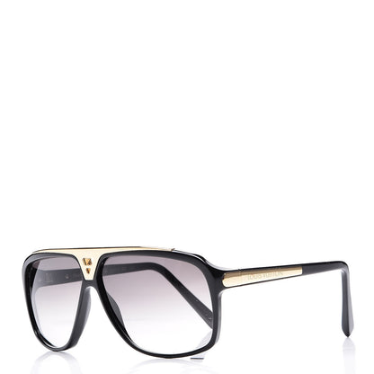 Louis Vuitton Acetate Evidence Sunglasses Z0350W Black 1 of 9