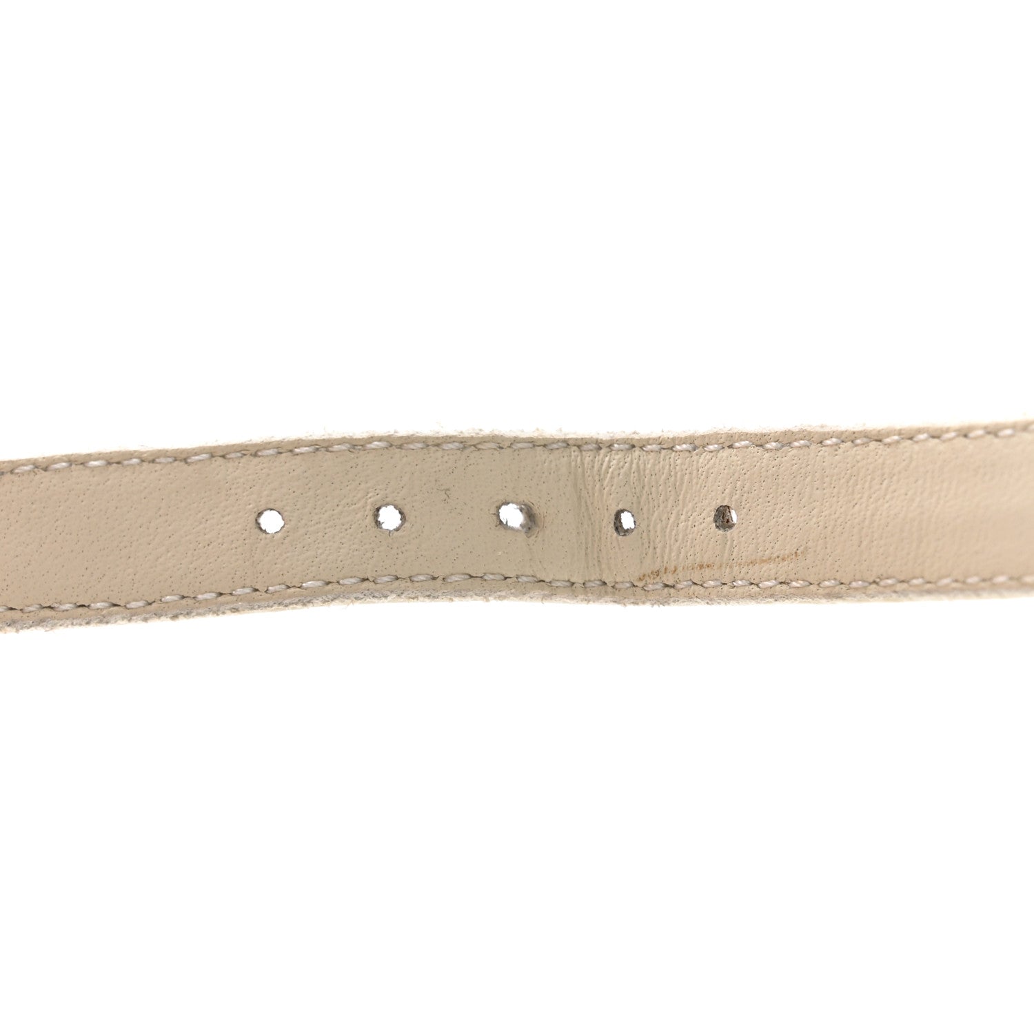 Valentino Garavani Pebbled Calfskin Turquoise Rockstud Rolling Ankle Strap 100mm Pumps 38.5 Ivory 11 of 12