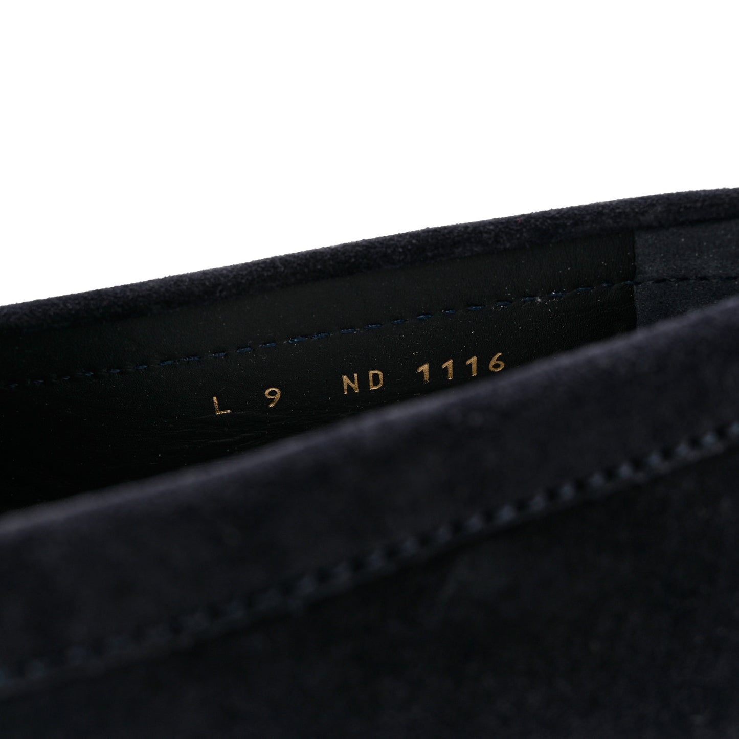 Suede Racetrack Moccasin Loafers 9 Marine