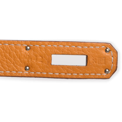 Hermes Taurillon Clemence Kelly Retourne 28 Moutarde 6 of 8