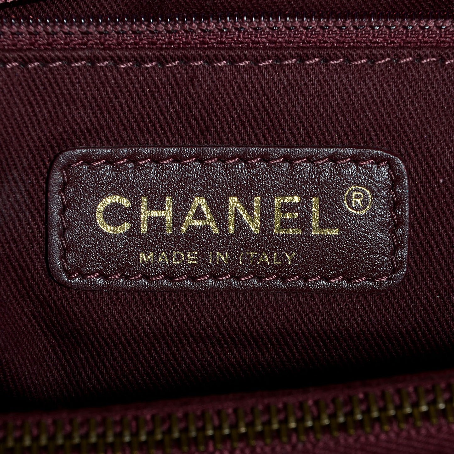 Suede Lambskin Glazed Calfskin Lady Vintage Tote Burgundy