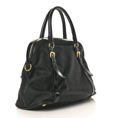 Prada Tessuto Nylon Soft Calf Tote Black 3 of 9