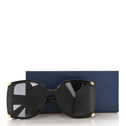 Louis Vuitton Acetate Nylon In The Mood For Love Sunglasses Z1294W Black 7 of 7
