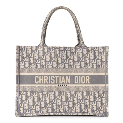 Christian Dior Oblique Medium Book Tote Grey 1 of 16