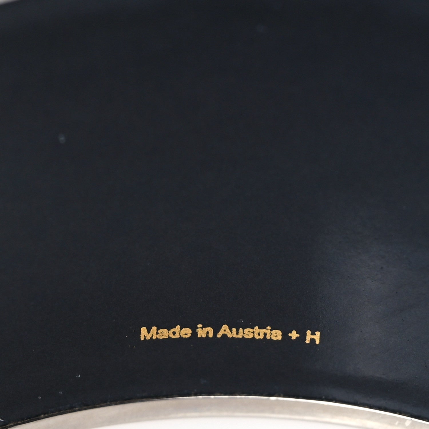 Hermes Enamel Printed Brazil Extra Wide Bracelet 65 Black 4 of 6