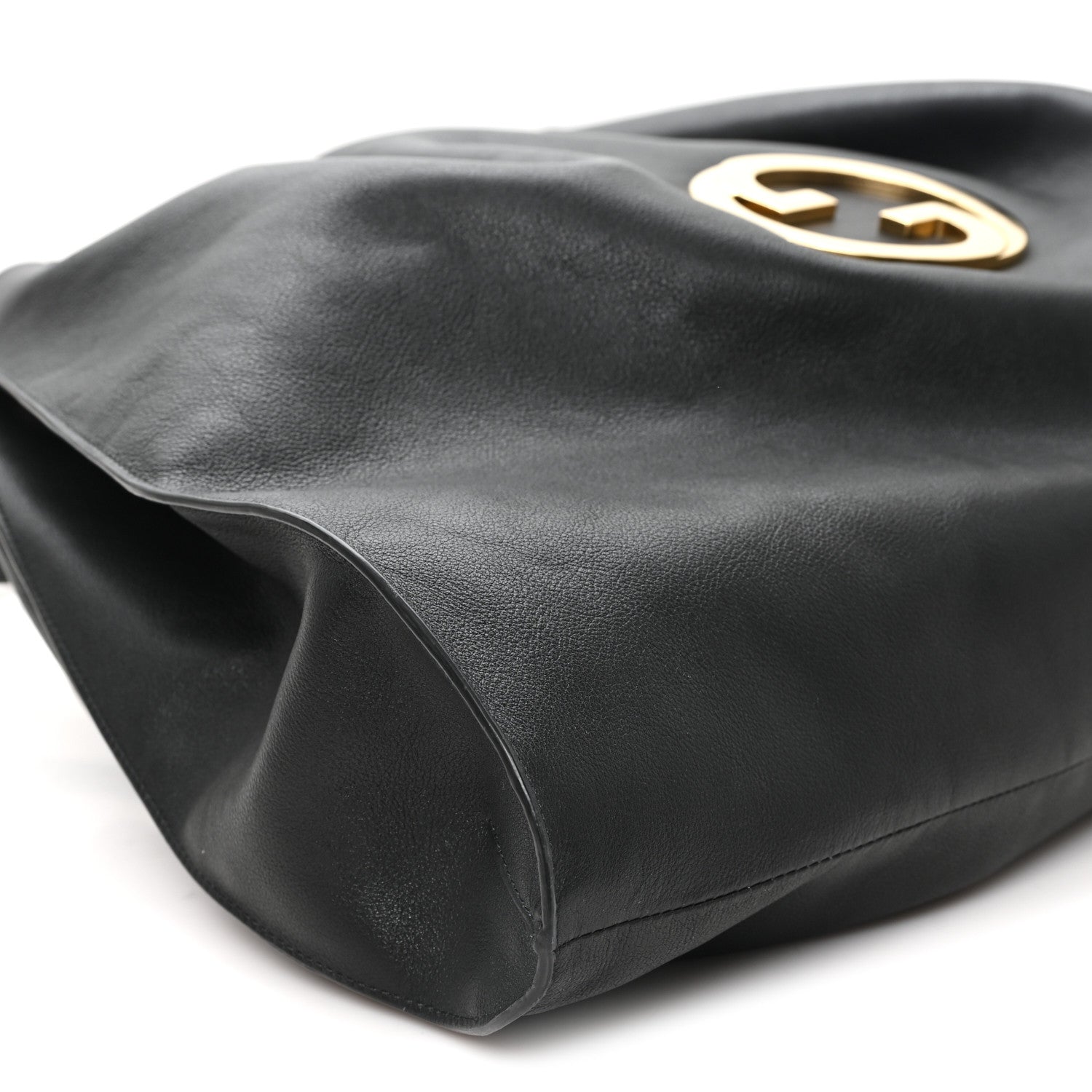 Gucci Calfskin Large Blondie Tote  Black 7 of 8