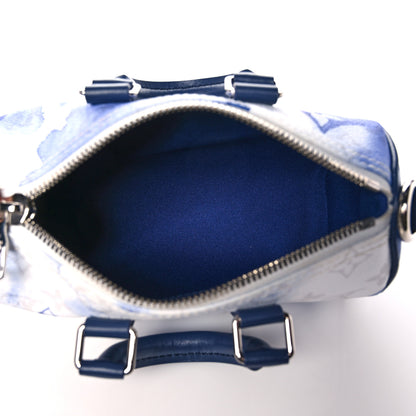 Louis Vuitton Monogram Watercolor Keepall XS Blue 5 of 10