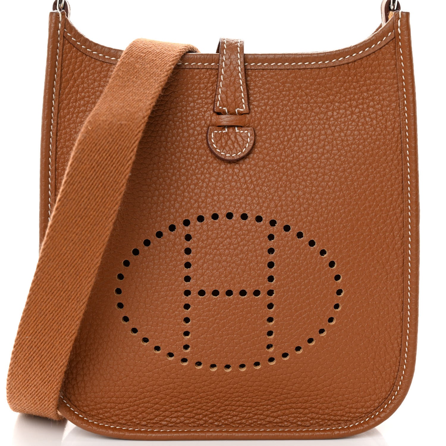 Hermes Taurillon Clemence Evelyne TPM Gold 8 of 11