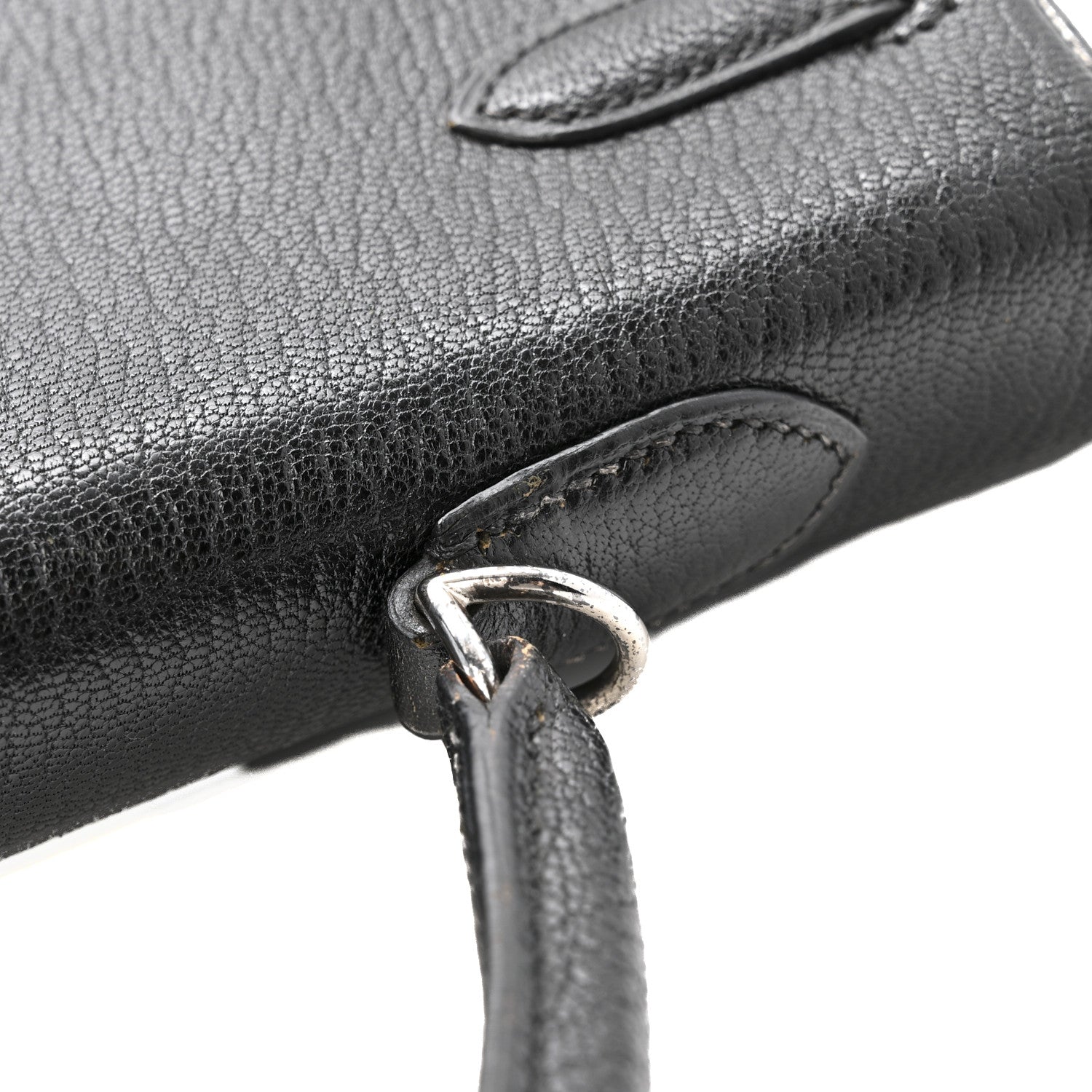 Hermes Chevre De Coromandel Kelly Retourne 35 Black 14 of 19