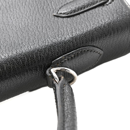 Hermes Chevre De Coromandel Kelly Retourne 35 Black 14 of 19