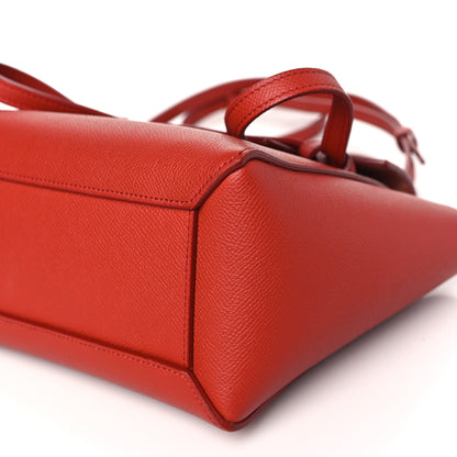 Celine Grained Calfskin Nano Belt Bag Coquelicot 10 of 12