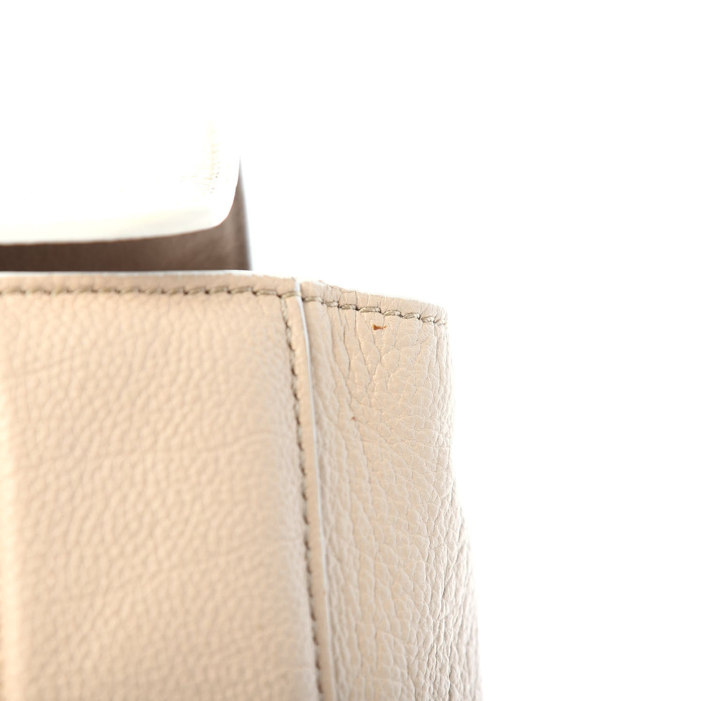 Goatskin Medium Elsie Shoulder Bag Biscotti Beige