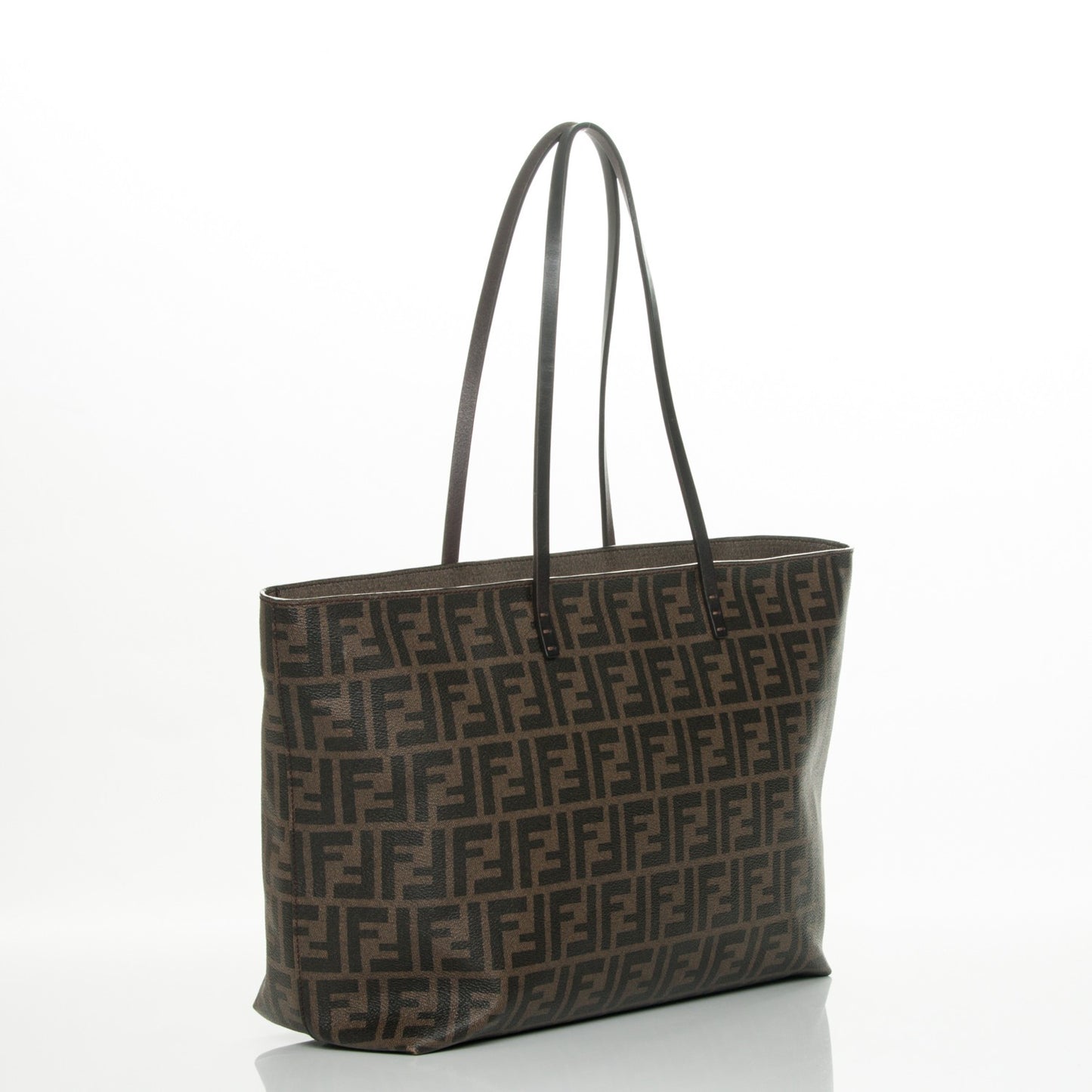 Zucca Spalmati Medium Roll Tote Tobacco Moro