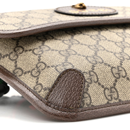 Gucci GG Supreme Monogram Neo Vintage Web Belt Bag Brown 10 of 10