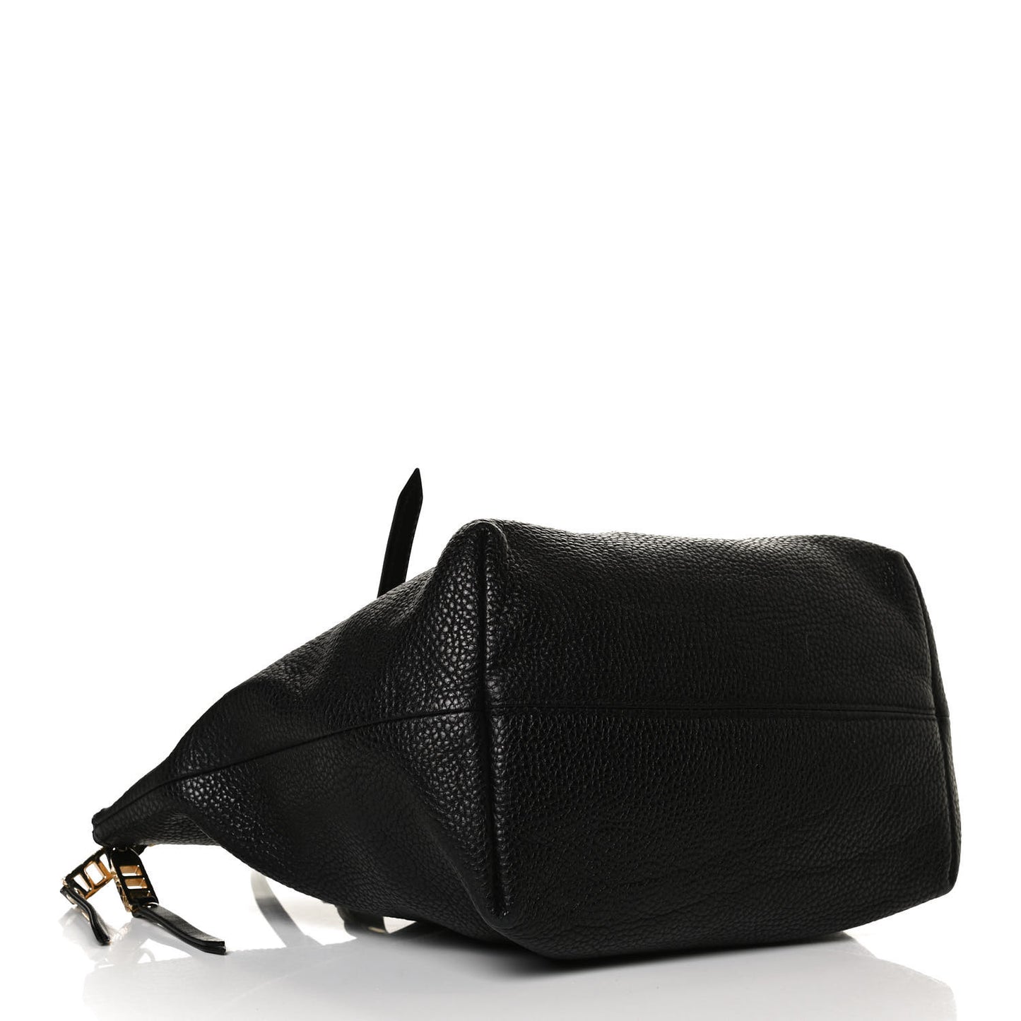 London Grainy Calfskin Small Salisbury Tote Black