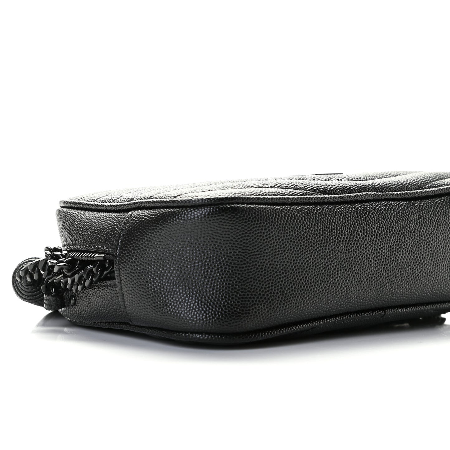 Grain De Poudre Matelasse Monogram Mini Lou Camera Bag Black