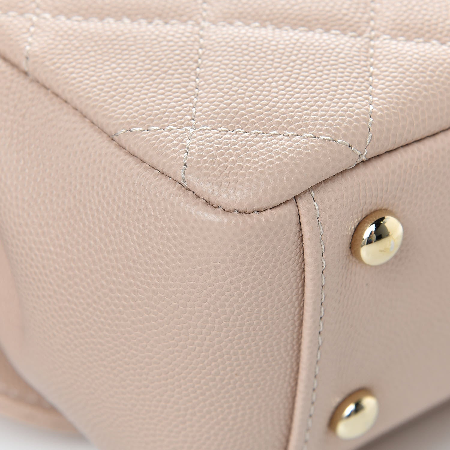 Chanel Caviar Quilted Medium Business Affinity Flap Light Beige 12 of 14