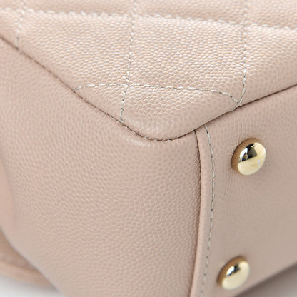 Chanel Caviar Quilted Medium Business Affinity Flap Light Beige 12 of 14