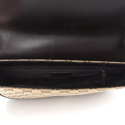 Gucci Monogram Wooden Chain Flap Brown 4 of 9