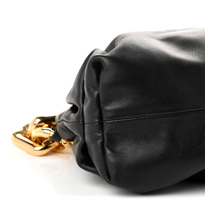 Bottega Veneta Calfskin The Pouch Chain Black 9 of 10