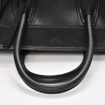 Celine Smooth Calfskin Medium Phantom Luggage Black 11 of 12