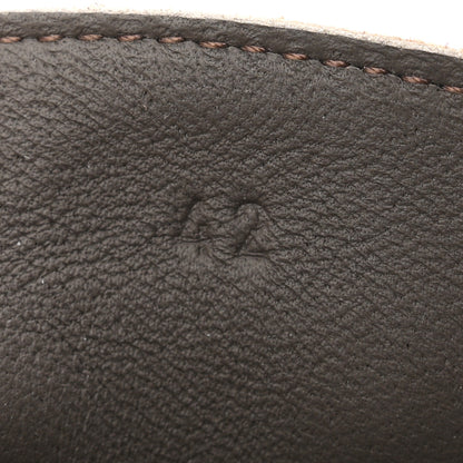 Hermes Suede Calfskin Mens Lazy Loafers 42 Ecorce 10 of 11