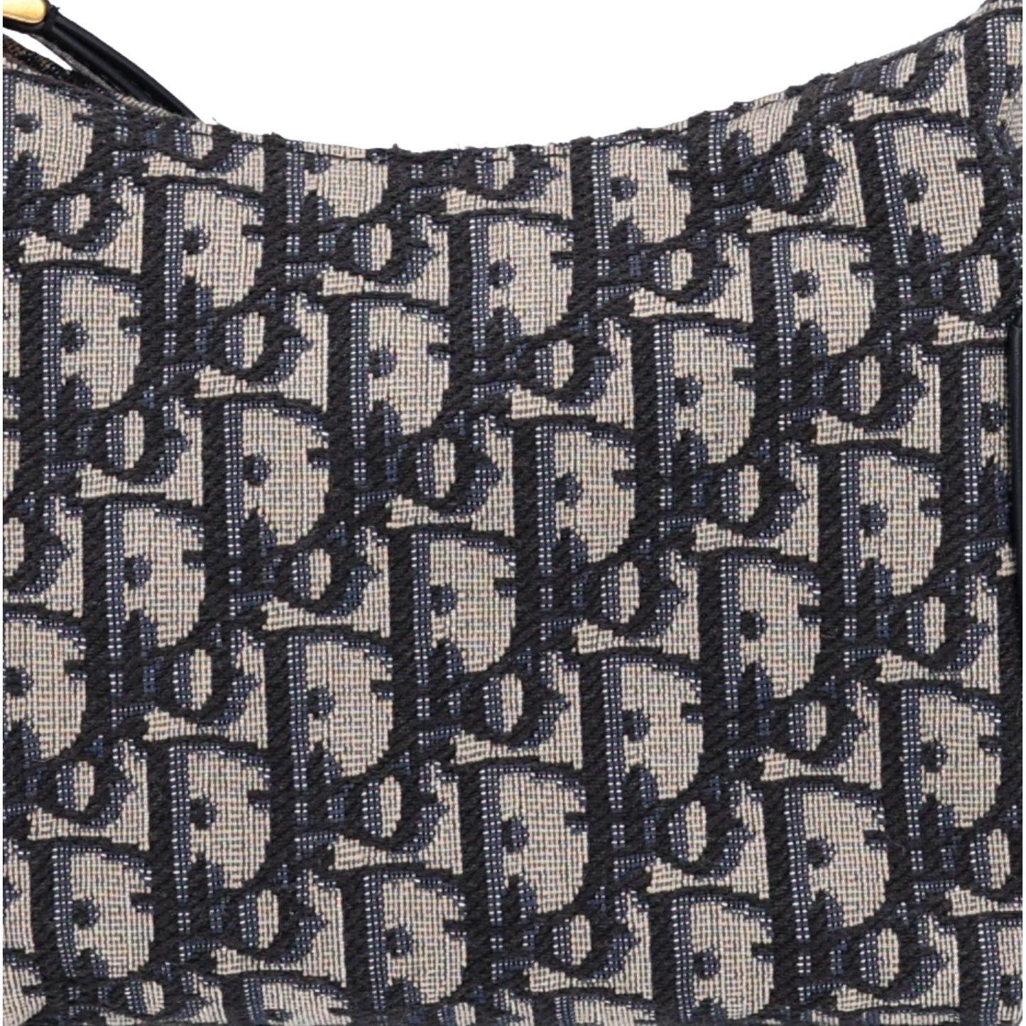Oblique Jacquard Smooth Calfskin Mini D-Dream Blue