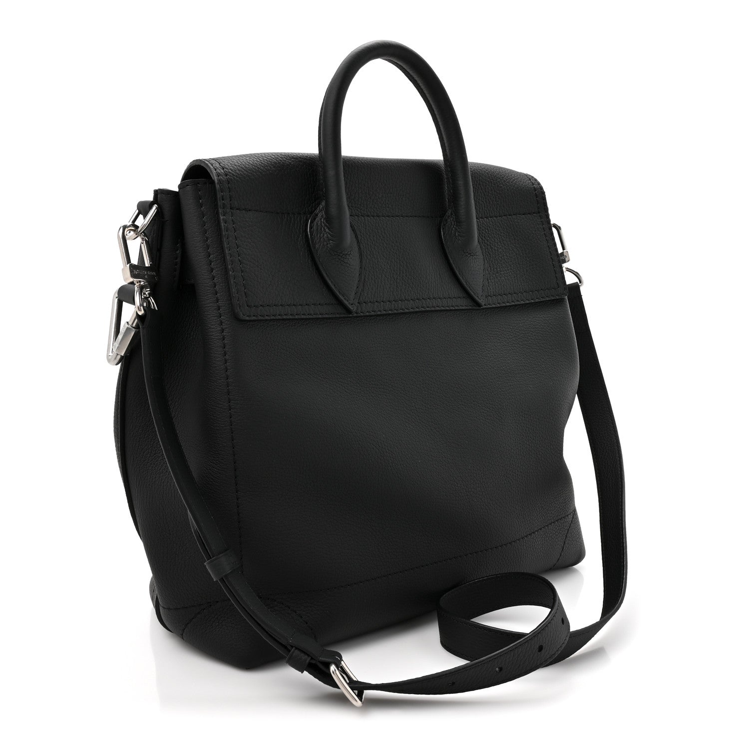 Louis Vuitton LV Touch Calfskin Steamer 30 H38 Black 5 of 19