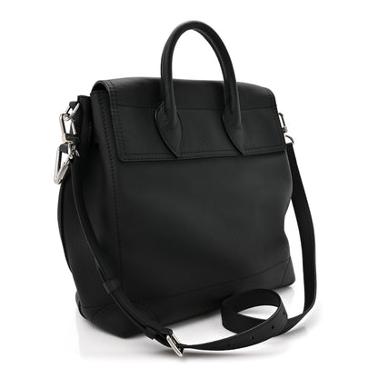 Louis Vuitton LV Touch Calfskin Steamer 30 H38 Black 5 of 19