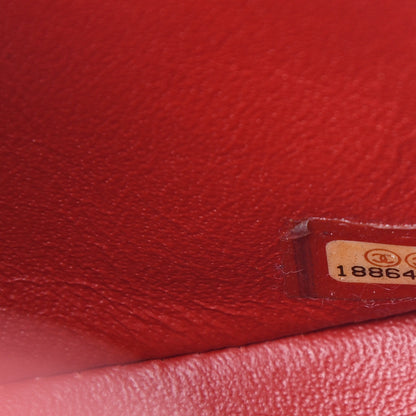 Chanel Caviar Quilted Mini Rectangular Flap Red 6 of 10